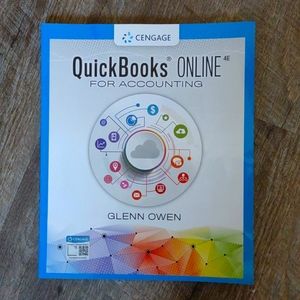 QuickBooks Online For Accounting Book Glenn Owen Cengage